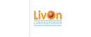 LivOn Laboratories merklogo voor beoordelingen van dieet- en gezondheidsproducten