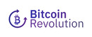 Bitcoin Revolution merklogo voor beoordelingen van financiële producten en diensten