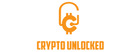 Crypto Unlocked merklogo voor beoordelingen van financiële producten en diensten