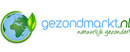 Gezondmarkt merklogo voor beoordelingen van dieet- en gezondheidsproducten