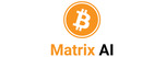 Matrix Al merklogo voor beoordelingen van financiële producten en diensten