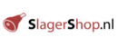 Slagershop merklogo voor beoordelingen van eten- en drinkproducten