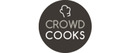 CrowdCooks merklogo voor beoordelingen van eten- en drinkproducten