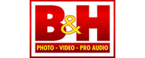 B&H Photo Video merklogo voor beoordelingen van mobiele telefoons en telecomproducten of -diensten