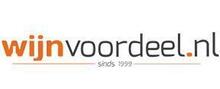 Wijnvoordeel.nl merklogo voor beoordelingen van eten- en drinkproducten