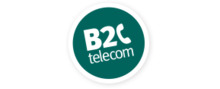 B2C Telecom merklogo voor beoordelingen van mobiele telefoons en telecomproducten of -diensten