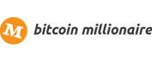 Bitcoin Millionaire merklogo voor beoordelingen van financiële producten en diensten