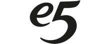 E5 merklogo voor beoordelingen van online winkelen producten