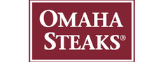 Omaha Steaks merklogo voor beoordelingen van eten- en drinkproducten