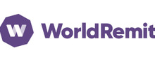 WorldRemit merklogo voor beoordelingen van financiële producten en diensten