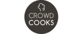 CrowdCooks merklogo voor beoordelingen van eten- en drinkproducten