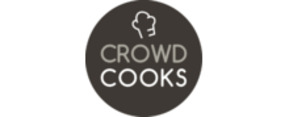 CrowdCooks merklogo voor beoordelingen van eten- en drinkproducten